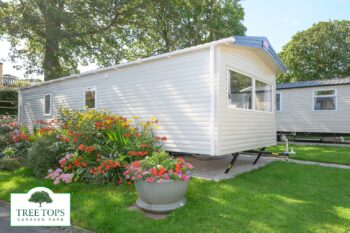 Carnaby Breakaway 2 bedroom caravan for sale at Tree Tops Caravan Park in North Wales