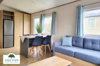 Carnaby Breakaway 2 bedroom caravan for sale at Tree Tops Caravan Park in North Wales