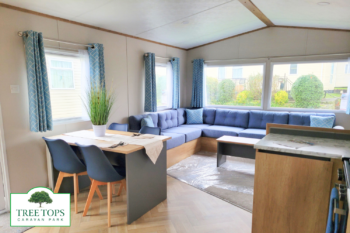 Carnaby Breakaway 2 bedroom caravan for sale at Tree Tops Caravan Park in North Wales