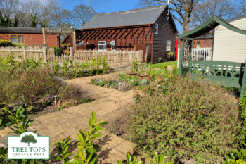 Sensory Garden at Tree Tops Caravan Park in North Wales
