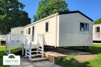 2 bedroom Willerby Rio Gold for sale at Tree Tops Caravan Park in North Wales