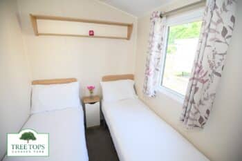 Willerby Seasons 3 bedroom caravan for sale at Tree Tops Caravan Park in North Wales