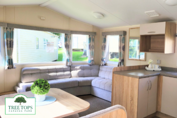 2 bedroom Willerby Rio Gold for sale at Tree Tops Caravan Park in North Wales