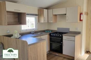 2 bedroom Willerby Rio Gold for sale at Tree Tops Caravan Park in North Wales