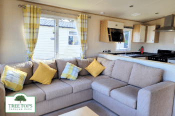 ABI Sunningdale 2 bedroom caravan for sale at Tree Tops Caravan Park in North Wales