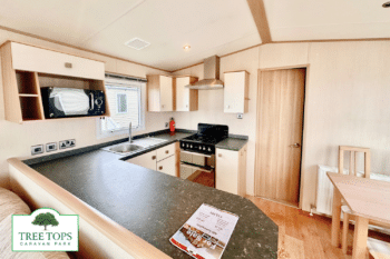 ABI Sunningdale 2 bedroom caravan for sale at Tree Tops Caravan Park in North Wales