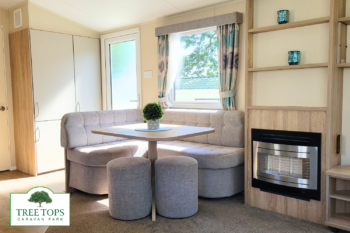 2 bedroom Willerby Rio Gold for sale at Tree Tops Caravan Park in North Wales