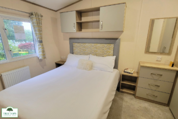 Carnaby Oakdale 2 bedroom caravan fpr sale at Tree Tops Caravan Park in North Wales