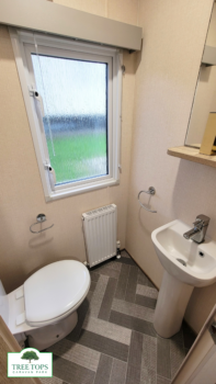 Carnaby Oakdale 2 bedroom caravan fpr sale at Tree Tops Caravan Park in North Wales