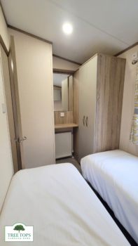 Carnaby Oakdale 2 bedroom caravan fpr sale at Tree Tops Caravan Park in North Wales