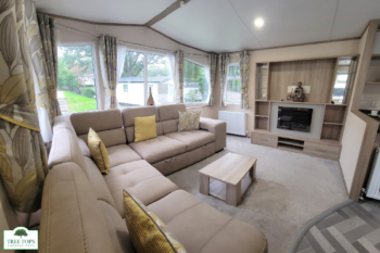 Carnaby Oakdale 2 bedroom caravan fpr sale at Tree Tops Caravan Park in North Wales