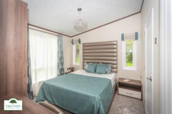 Pemberton Arron Lodge at Tree Tops Caravan Park in North Wales