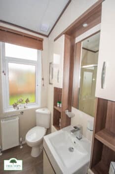 Pemberton Arron Lodge at Tree Tops Caravan Park in North Wales