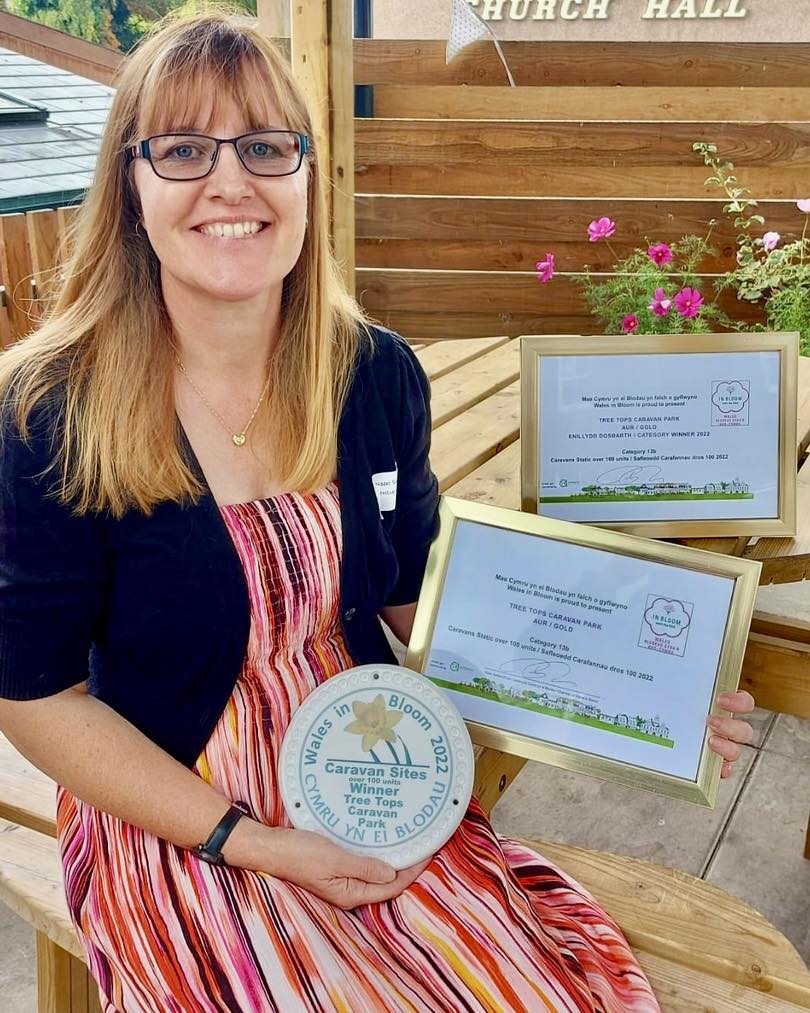 Wales in Bloom Gold Winners - Tree Tops Caravan Park