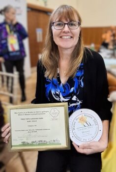 Tree Tops Caravan Park Wales in Bloom
