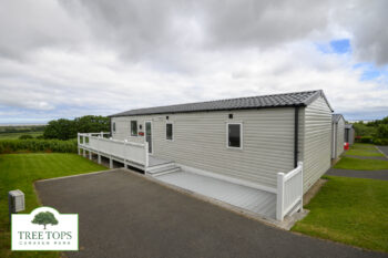 3 bedroom Carnaby Glenmoor Lodge for sale at Tree Tops Caravan Park in North Wales