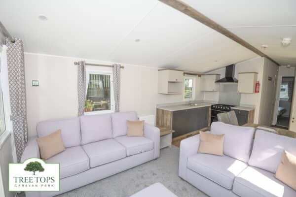 Willerby Malton 2 bedroom caravan @ Tree Tops Caravan Park in North Wales