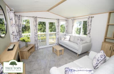 Carnaby Silverdale 2 bedroom caravan @ Tree Tops Caravan Park in North Wales