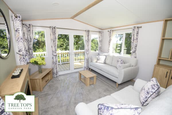 Carnaby Silverdale 2 bedroom caravan @ Tree Tops Caravan Park in North Wales