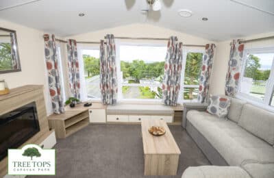 Europa Maple 2 Bedroom Caravan @ Tree Tops Caravan Park in North Wales