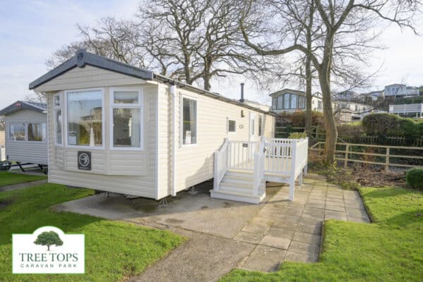 Swift Loire 3 bedroom caravan for sale at Tree Tops Caravan Park North Wales