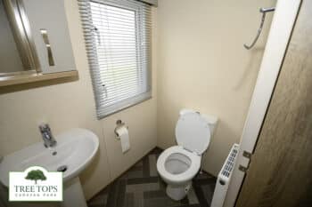 Carnaby Oakdale 2 bedroom caravan for sale at Tree Tops Caravan Park in North Wales