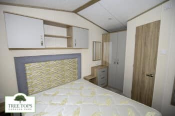 Carnaby Oakdale 2 bedroom caravan for sale at Tree Tops Caravan Park in North Wales