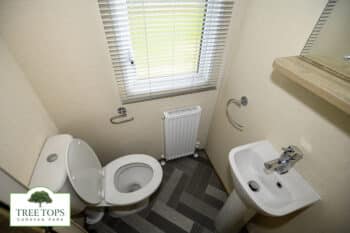 Carnaby Oakdale 2 bedroom caravan for sale at Tree Tops Caravan Park in North Wales
