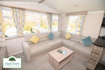 Swift Loire 2 bedroom caravan for sale at Tree Tops Caravan Park in North Wales