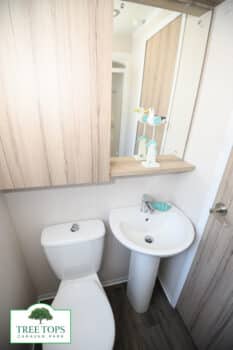 Swift Loire 2 bedroom caravan for sale at Tree Tops Caravan Park in North Wales