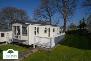 Carnaby Oakdale 2 bedroom caravan for sale at Tree Tops Caravan Park in North Wales