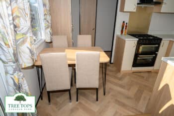 New Carnaby Glaisdale 2 bedroom caravan for sale at Tree Tops Caravan Park in North Wales
