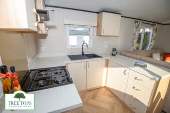 New Carnaby Glaisdale 2 bedroom caravan for sale at Tree Tops Caravan Park in North Wales