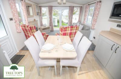 ABI Windermere 2 bedroom caravan for sale at Tree Tops Caravan Park in North Wales