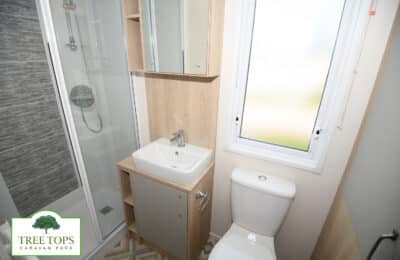 ABI Windermere 2 bedroom caravan for sale at Tree Tops Caravan Park in North Wales