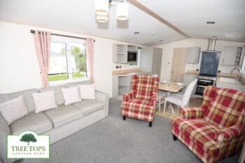 ABI Windermere 2 bedroom caravan for sale at Tree Tops Caravan Park in North Wales