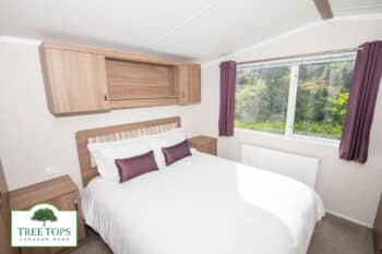 Swift Bordeaux 2 bedroom caravan for sale at Tree Tops Caravan Park in North Wales