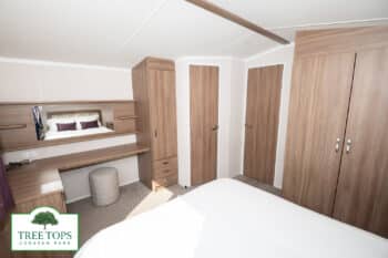 Swift Bordeaux 2 bedroom caravan for sale at Tree Tops Caravan Park in North Wales