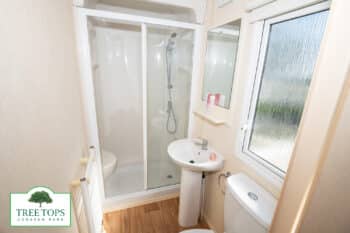 ABI Vista Platinum 2 bedroom caravan for sale at Tree Tops Caravan Park in North Wales