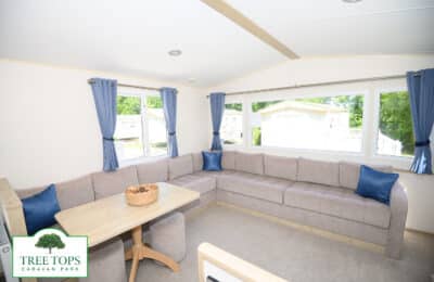 ABI Summer Breeze 2 bedroom caravan for sale at Tree Tops Caravan Park in North Wales