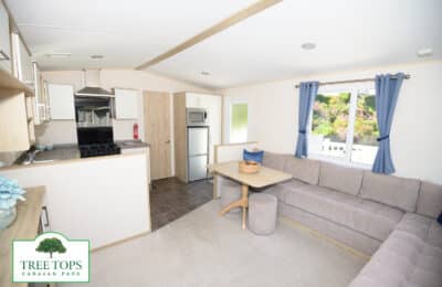 ABI Summer Breeze 2 bedroom caravan for sale at Tree Tops Caravan Park in North Wales