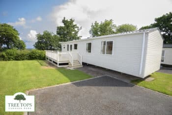 ABI Windermere 2 bedroom static holiday caravan for sale at Tree Tops Caravan Park in North Wales