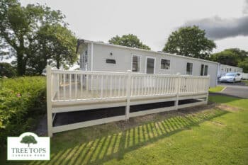 ABI Windermere 2 bedroom static holiday caravan for sale at Tree Tops Caravan Park in North Wales