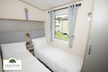 ABI Windermere 2 bedroom static holiday caravan for sale at Tree Tops Caravan Park in North Wales