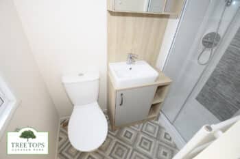 ABI Windermere 2 bedroom static holiday caravan for sale at Tree Tops Caravan Park in North Wales