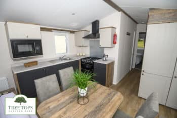 Willerby Malton 2 bedroom caravan for sale at Tree Tops Caravan Park in North Wales