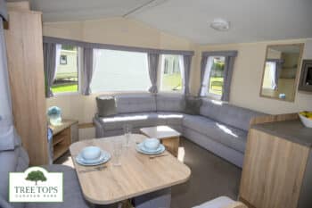 Willerby Rio Gold 2 bedroom caravan for sale at Tree Tops Caravan Park in North Wales