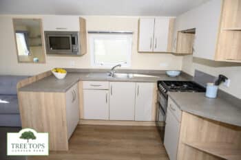 Willerby Rio Gold 2 bedroom caravan for sale at Tree Tops Caravan Park in North Wales