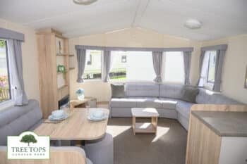 Willerby Rio Gold 2 bedroom caravan for sale at Tree Tops Caravan Park in North Wales
