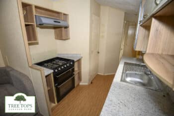 Willerby Rio Gold 3 bedroom caravan for sale at Tree Tops Caravan Park in North Wales